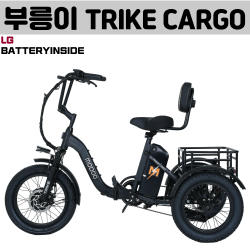부릉이 TRIKE CARGO 48V 25AH 삼륜바이크 차동기어 시마노 7단 변속기
